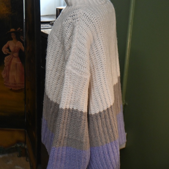 Ann Taylor Colorblock Turtleneck - Picture 3 of 4